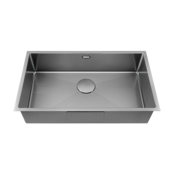 Hex Uno 700 Textured Kitchen Sink - Gunmetal